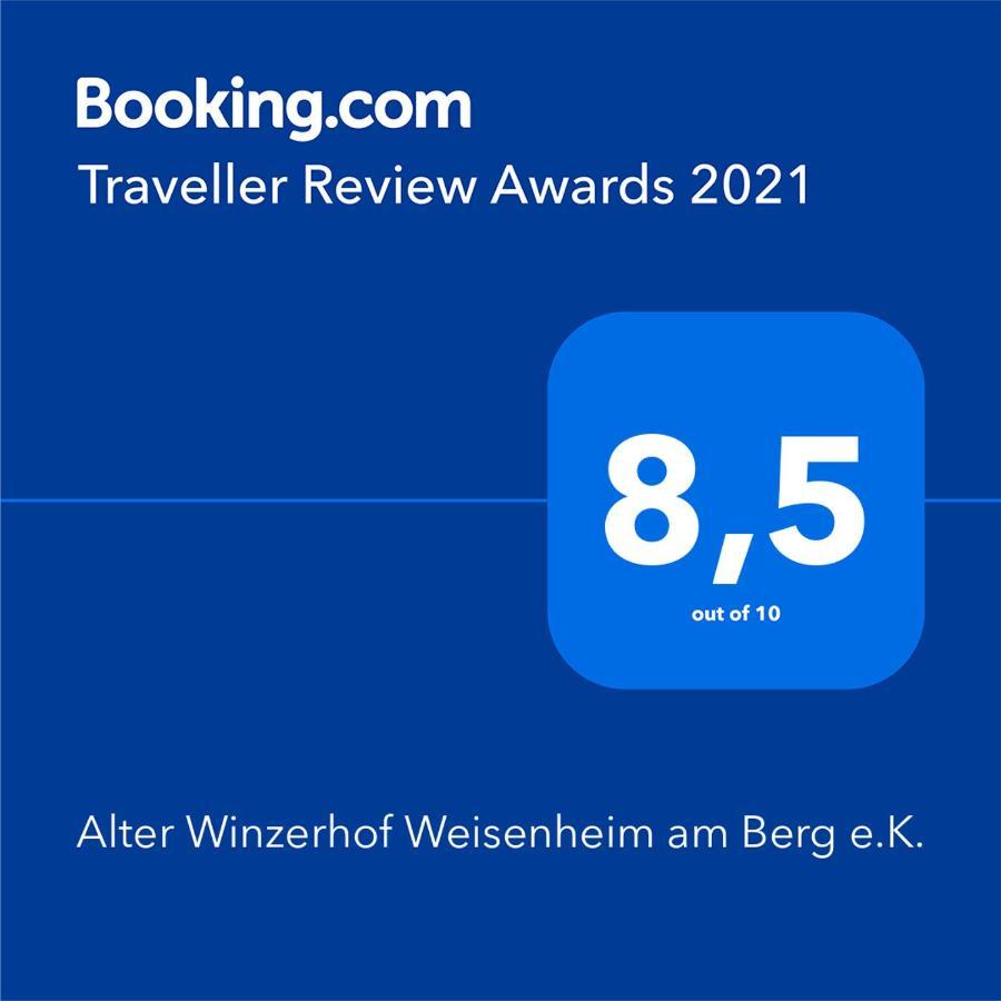 מלון Alter Winzerhof Weisenheim Am Berg E.K. מראה חיצוני תמונה